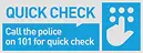 Quick Check Warning